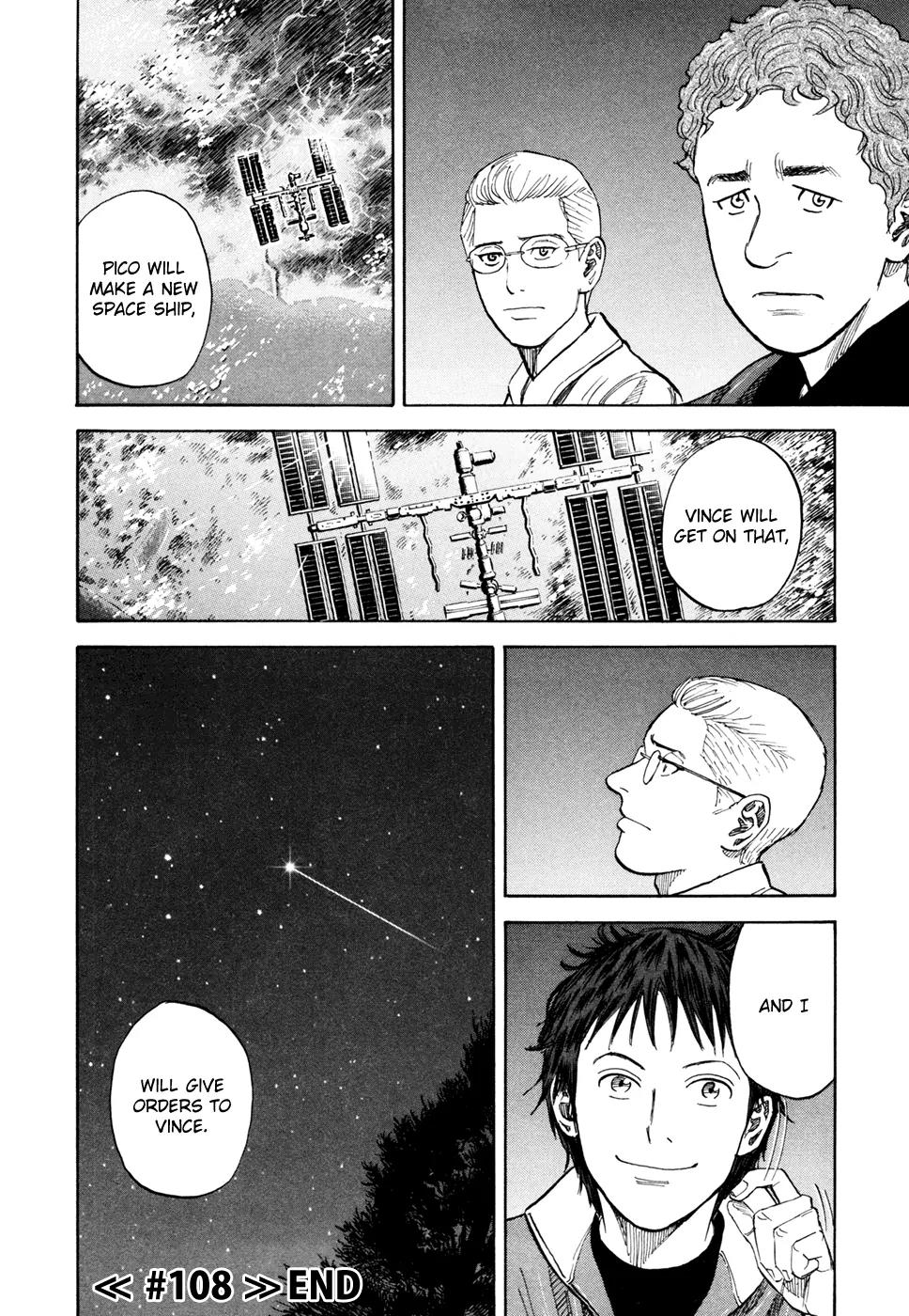 Uchuu Kyoudai Chapter 108 page 21 - Chapter 108