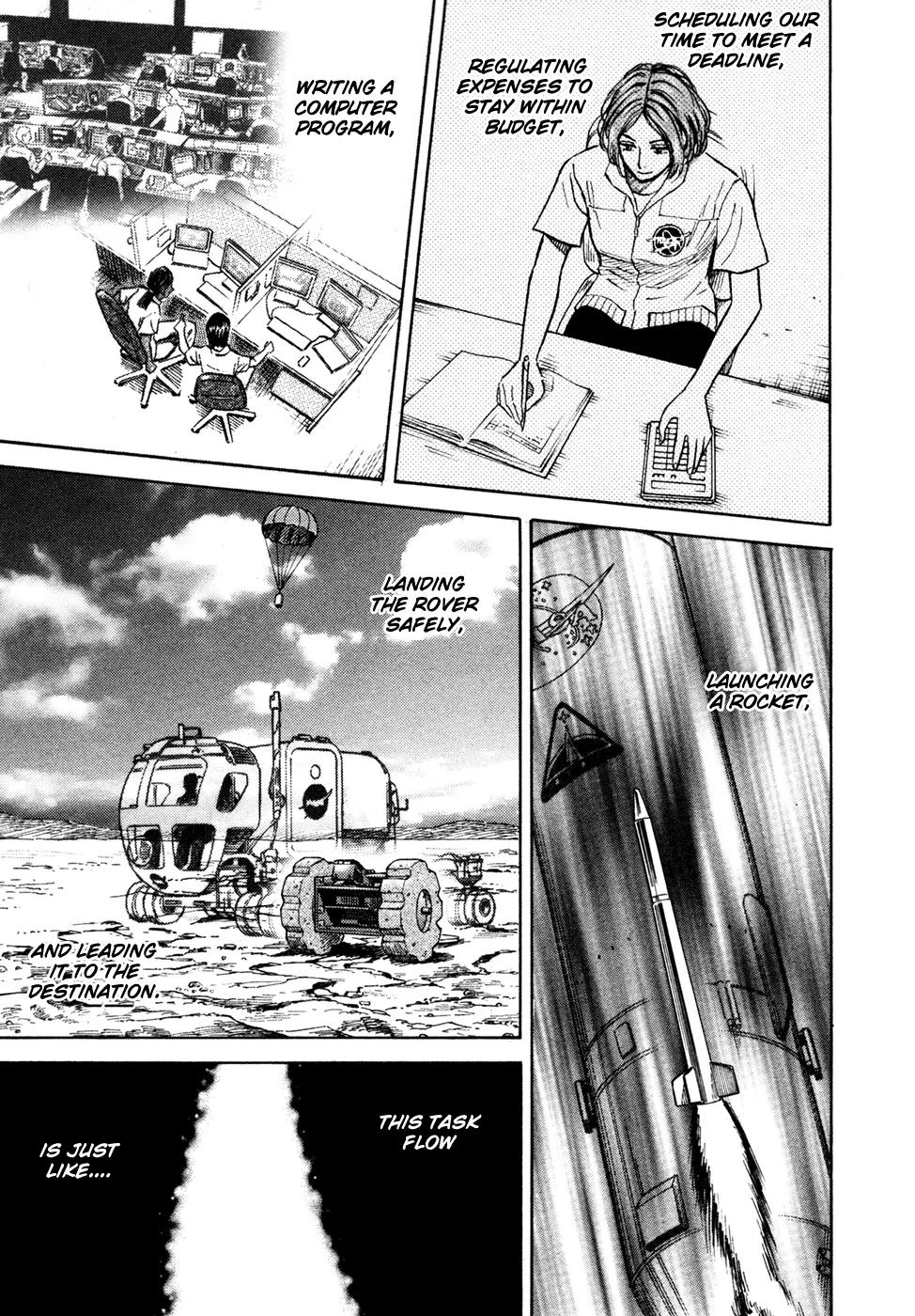 Uchuu Kyoudai Chapter 111 page 14 - Chapter 111: Space Development - Abridged