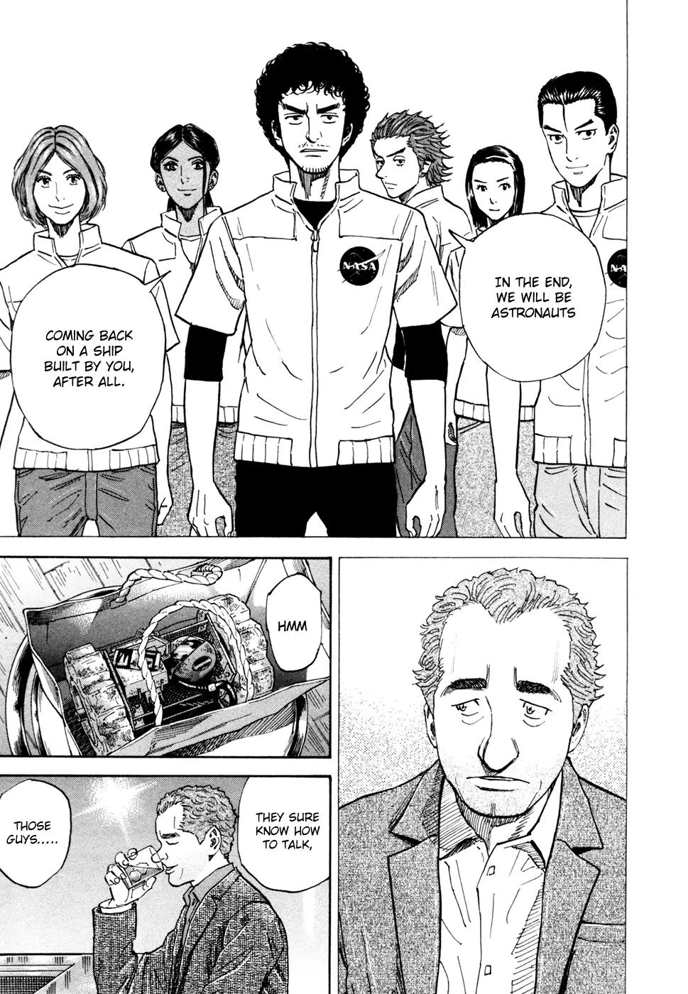Uchuu Kyoudai Chapter 113 page 12 - Chapter 113: The People Waiting for Hibito