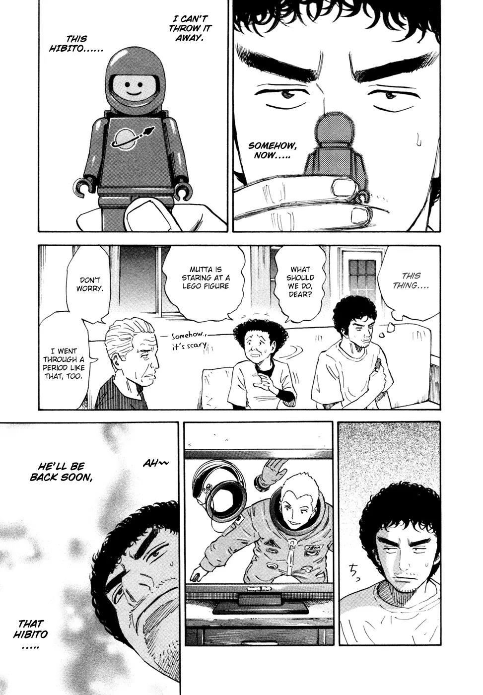 Uchuu Kyoudai Chapter 113 page 18 - Chapter 113: The People Waiting for Hibito