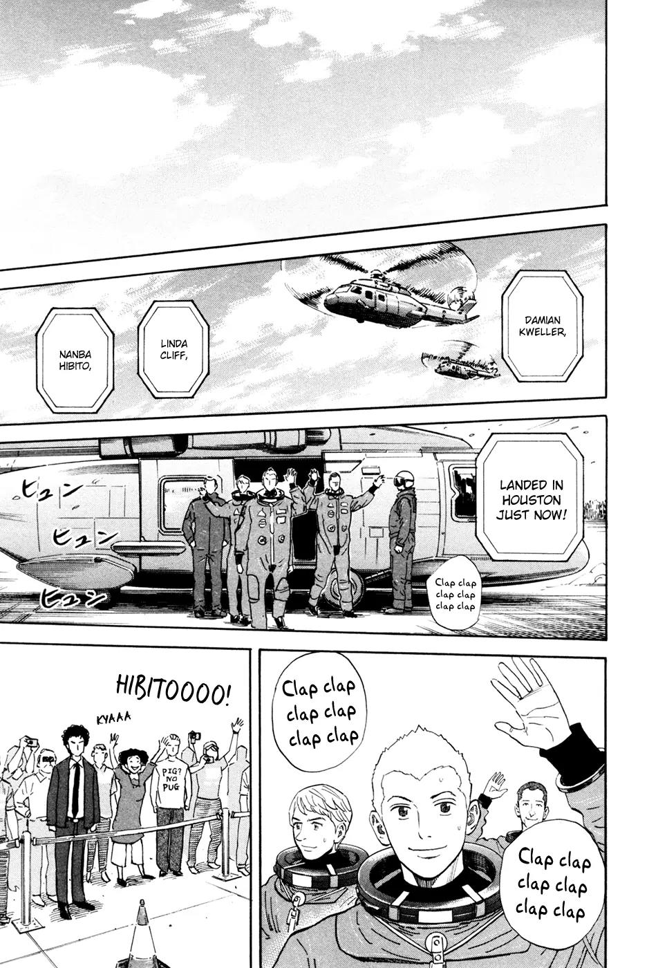 Uchuu Kyoudai Chapter 114 page 19 - Chapter 114: Return
