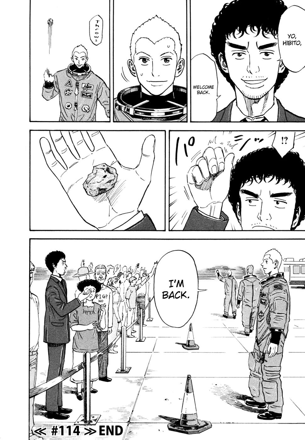 Uchuu Kyoudai Chapter 114 page 20 - Chapter 114: Return