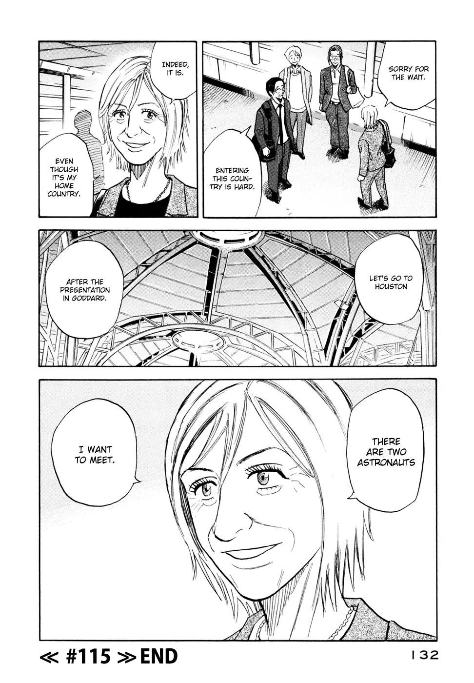 Uchuu Kyoudai Chapter 115 page 21 - Chapter 115: Presentiment