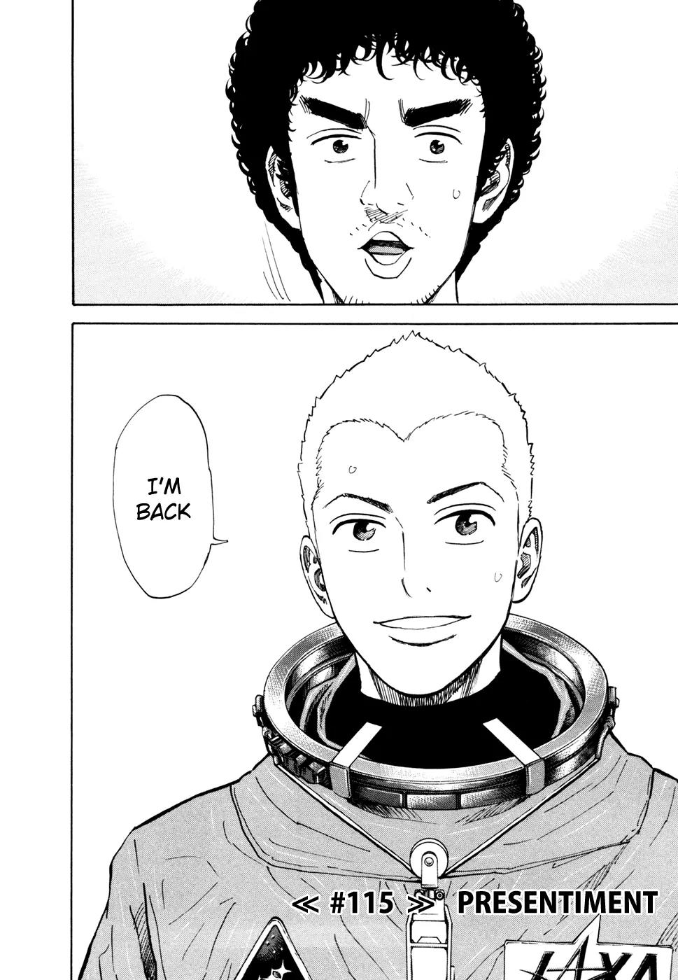 Uchuu Kyoudai Chapter 115 page 3 - Chapter 115: Presentiment