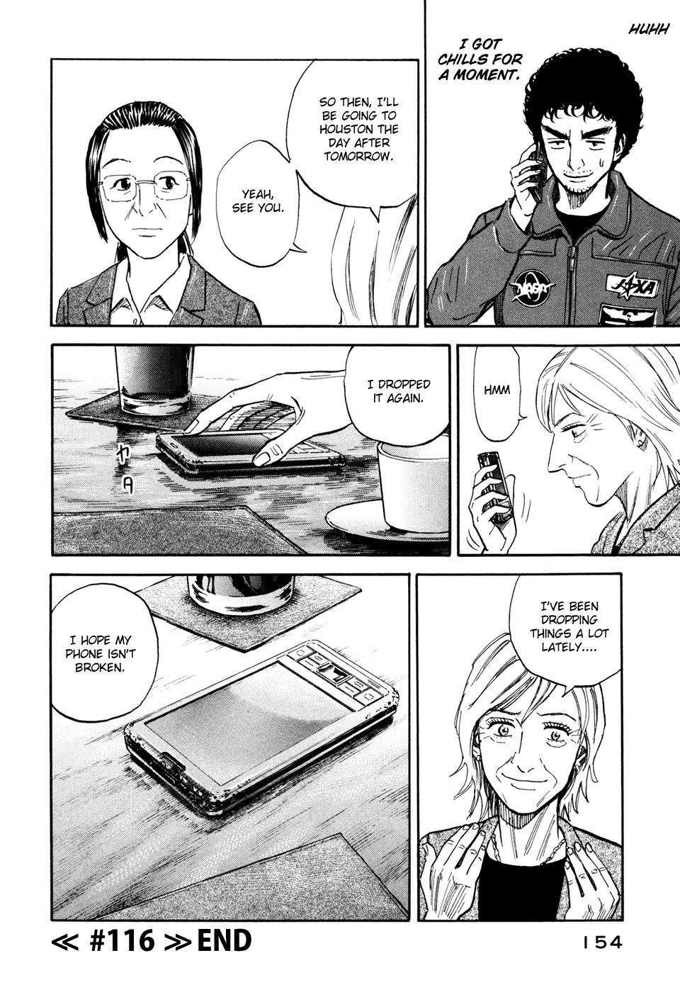 Uchuu Kyoudai Chapter 116 page 21 - Chapter 116: The Person Wishing for Far, Far Away