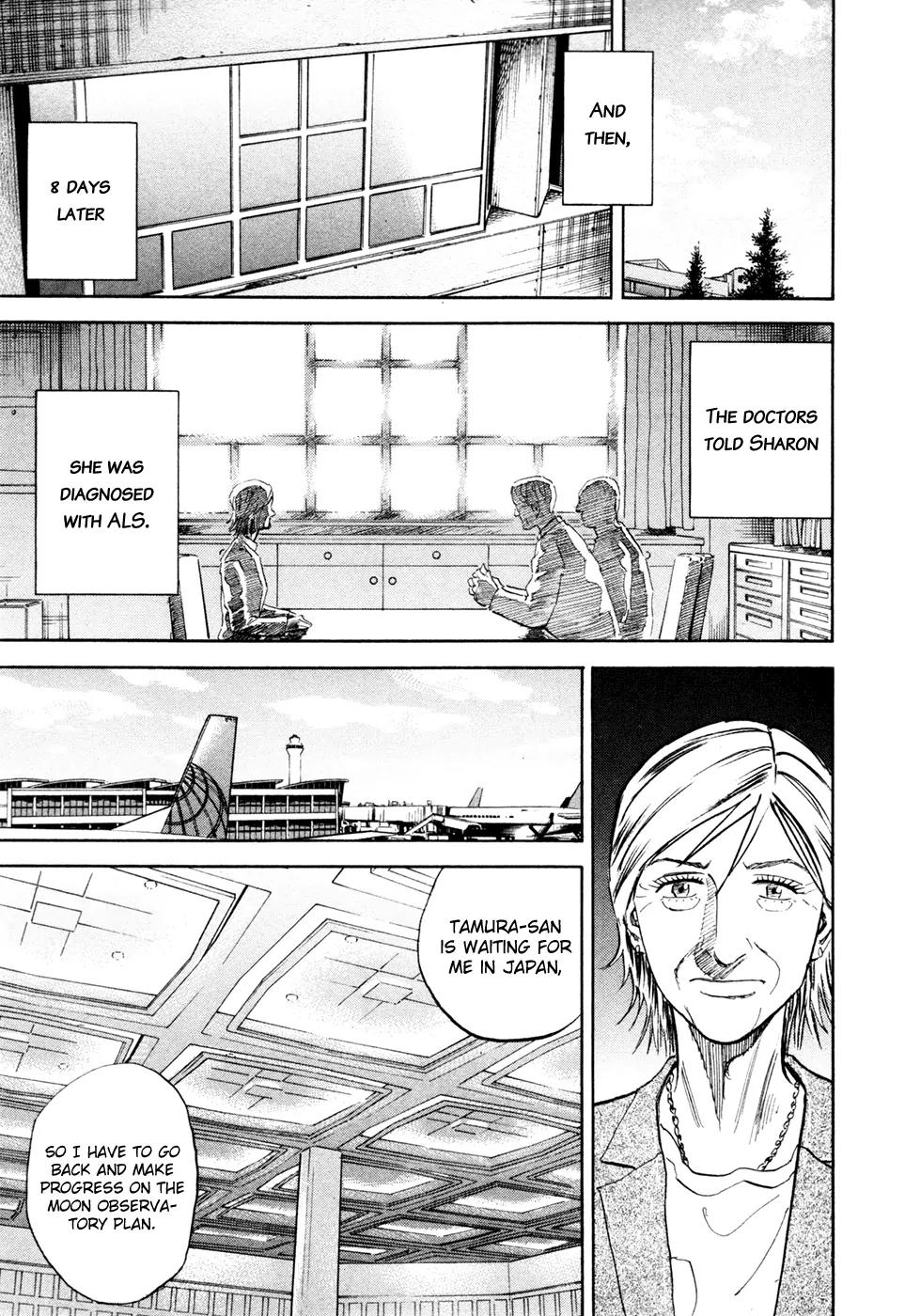 Uchuu Kyoudai Chapter 119 page 18 - Chapter 119: Even Then, She Kept on Smiling