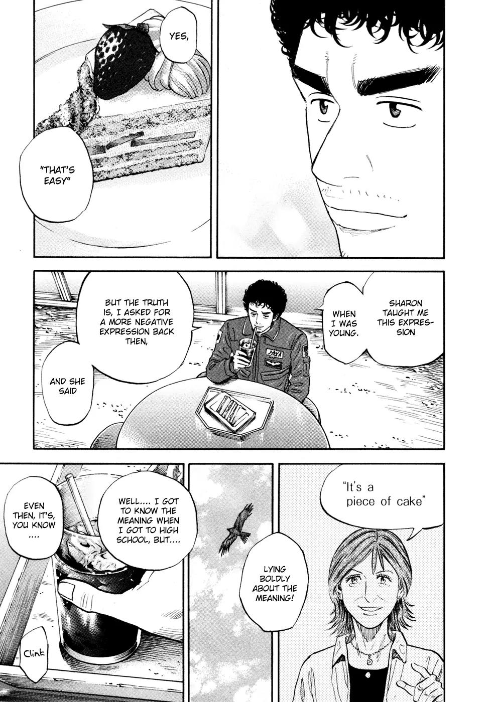 Uchuu Kyoudai Chapter 120 page 19 - Chapter 120: A Piece of Cake