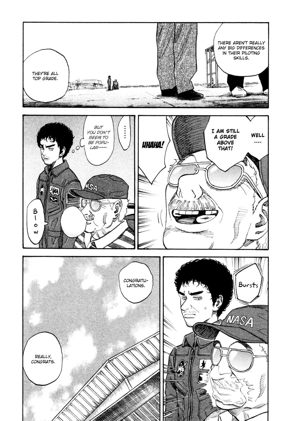 Uchuu Kyoudai Chapter 122 page 10 - Chapter 122 : Pilot ?n Wheel Chair