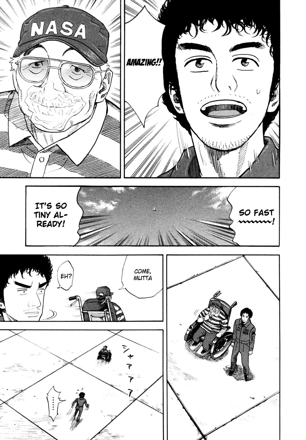 Uchuu Kyoudai Chapter 122 page 18 - Chapter 122 : Pilot ?n Wheel Chair