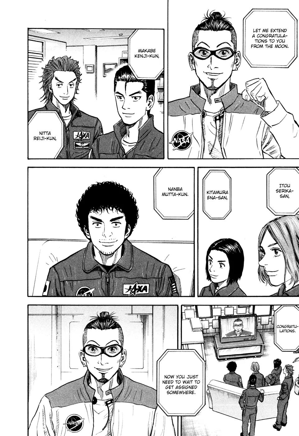 Uchuu Kyoudai Chapter 129 page 10 - Chapter 129: Lined Up Next to Hibito