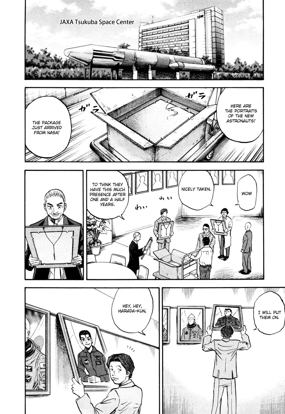 Uchuu Kyoudai Chapter 129 page 14 - Chapter 129: Lined Up Next to Hibito