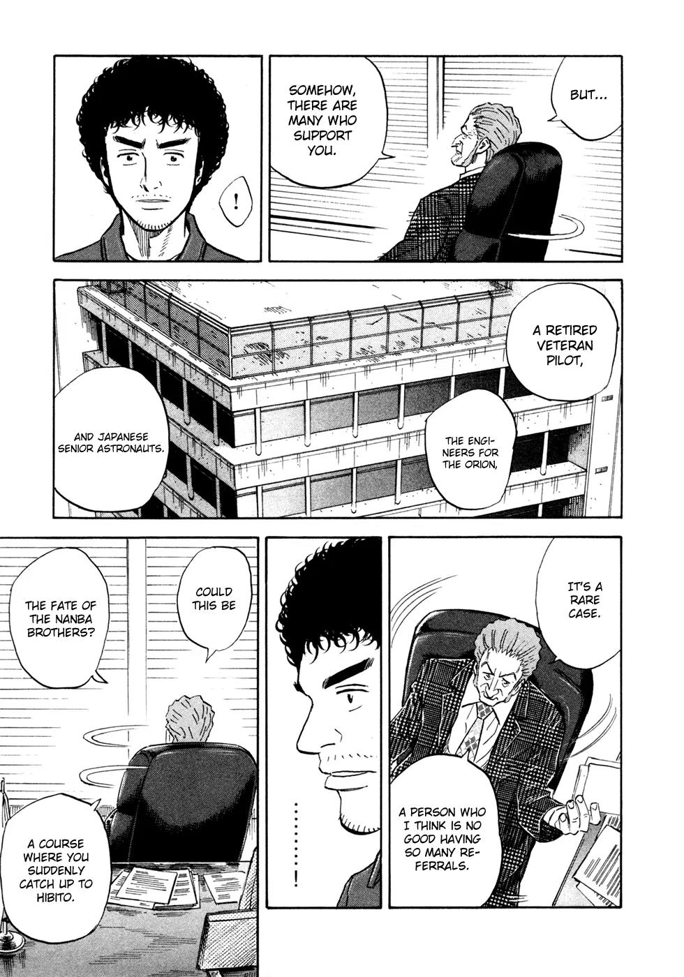 Uchuu Kyoudai Chapter 129 page 19 - Chapter 129: Lined Up Next to Hibito