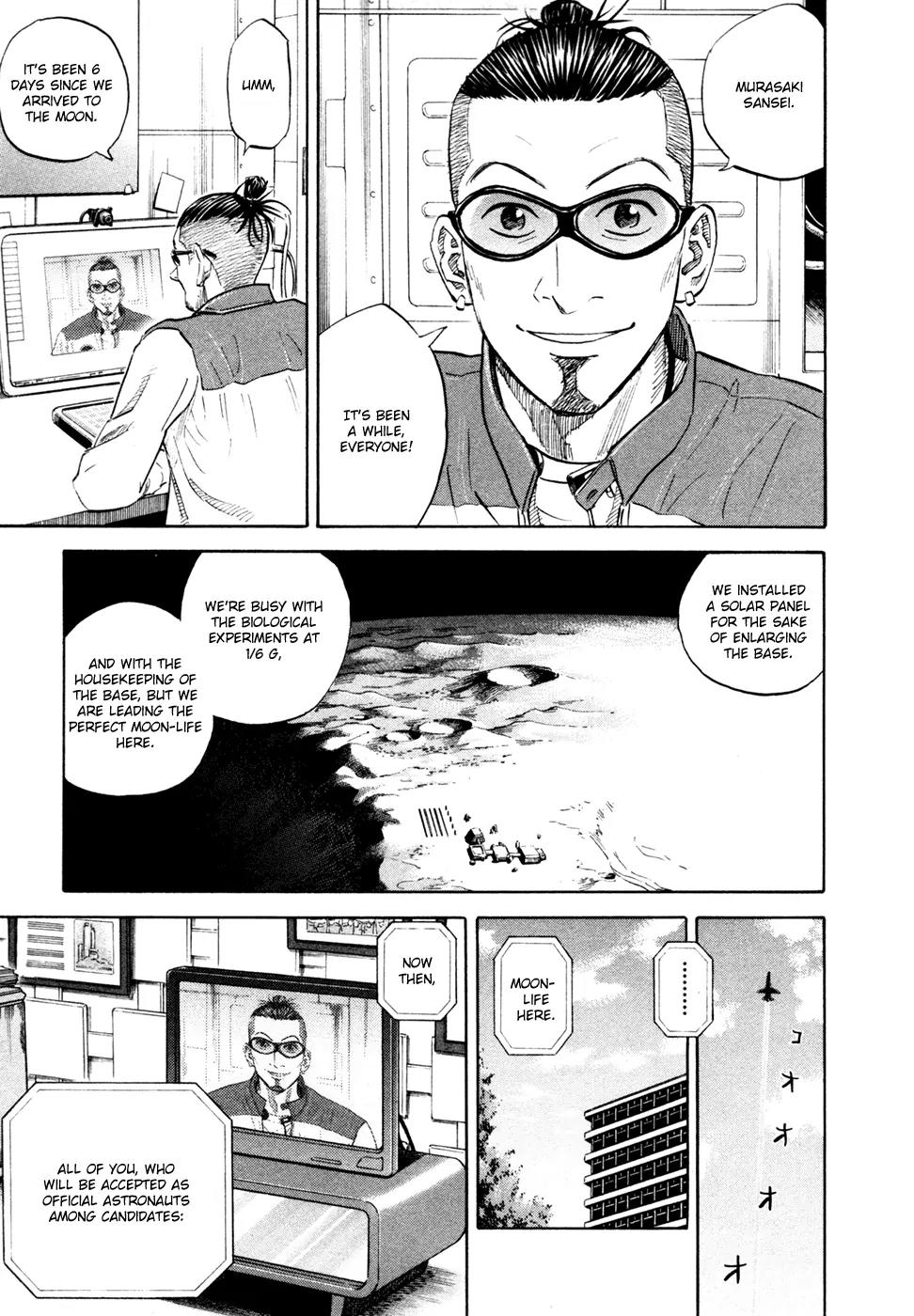 Uchuu Kyoudai Chapter 129 page 9 - Chapter 129: Lined Up Next to Hibito