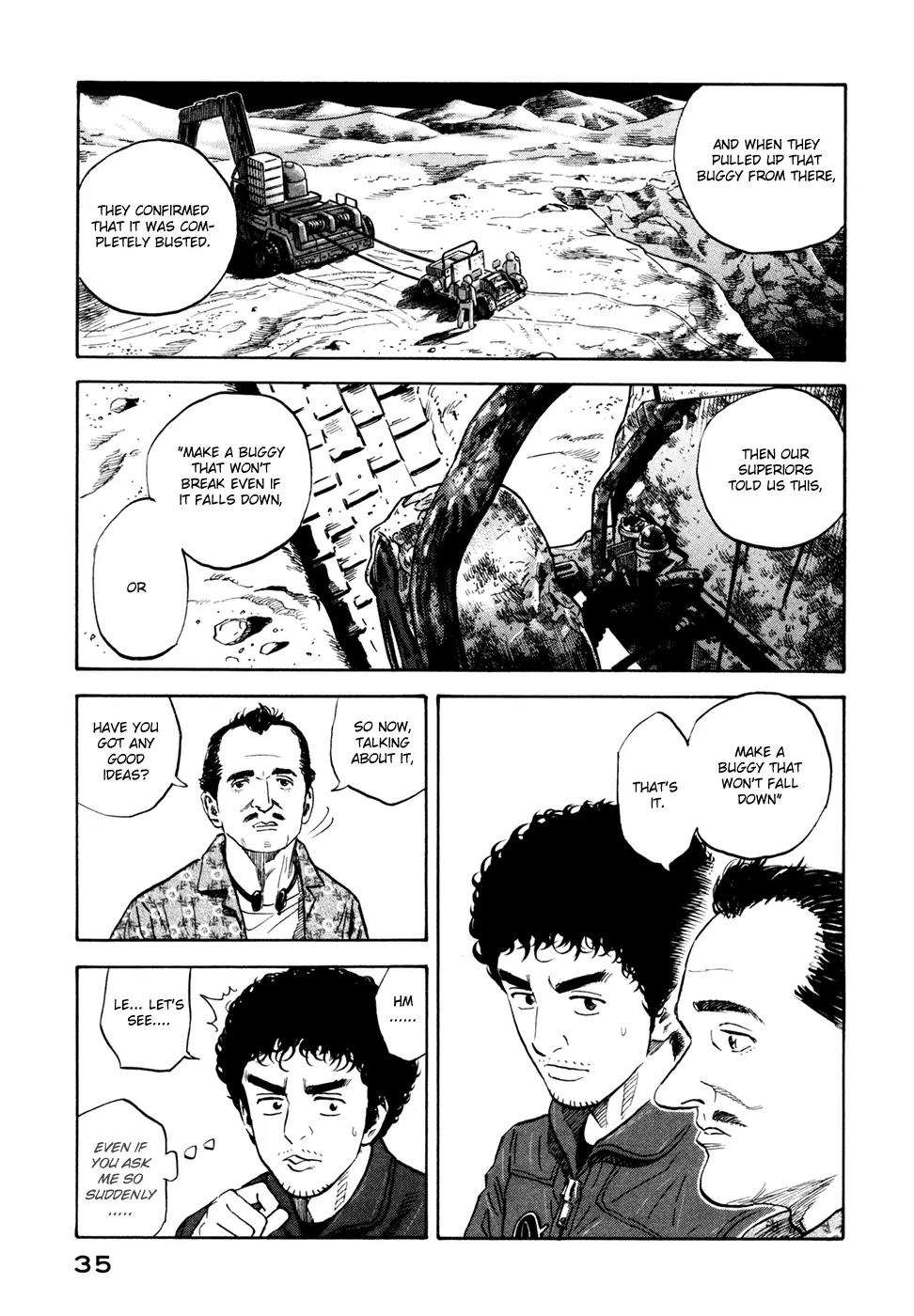 Uchuu Kyoudai Chapter 131 page 12 - Chapter 131: Readiness to Give Up