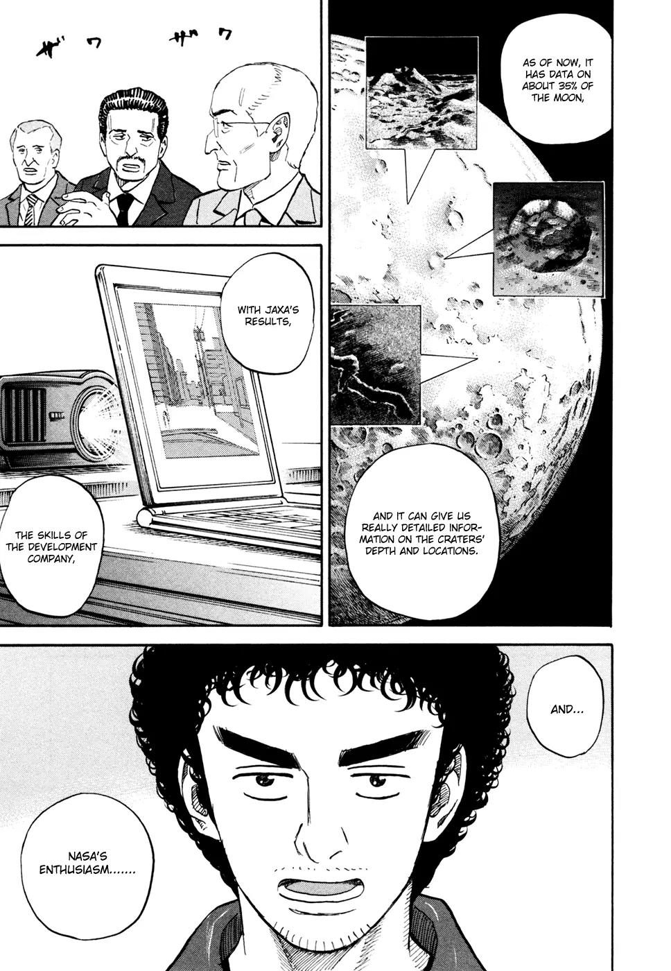 Uchuu Kyoudai Chapter 135 page 19 - Chapter 135: Trackless Path On The Moon