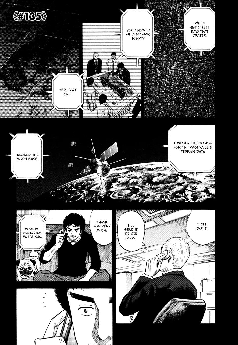 Uchuu Kyoudai Chapter 135 page 2 - Chapter 135: Trackless Path On The Moon