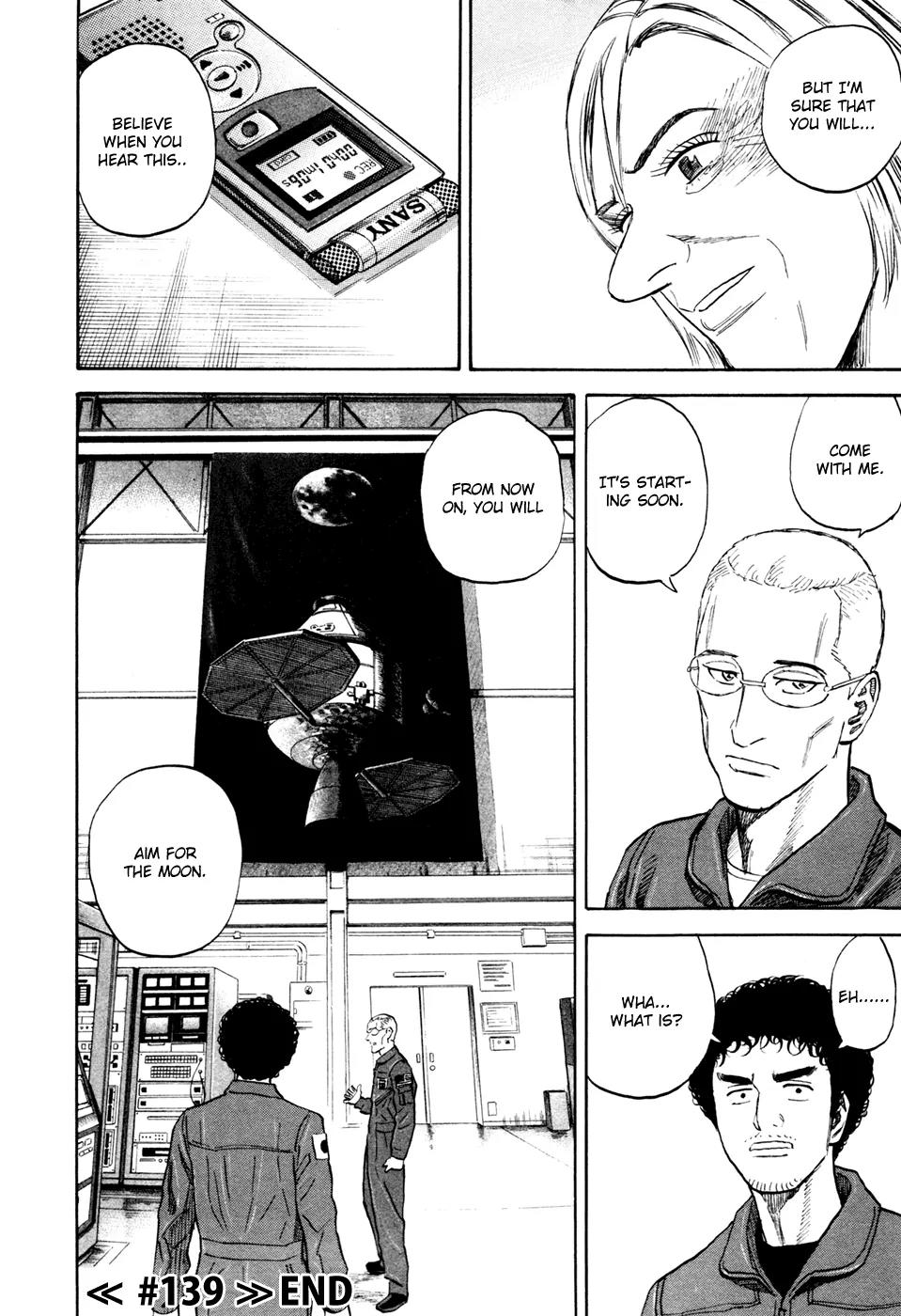 Uchuu Kyoudai Chapter 139 page 21 - Chapter 139: My Hands