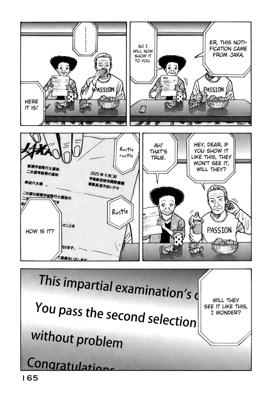 Uchuu Kyoudai Chapter 16 page 10 - Chapter 16 : Gripping E-Mail
