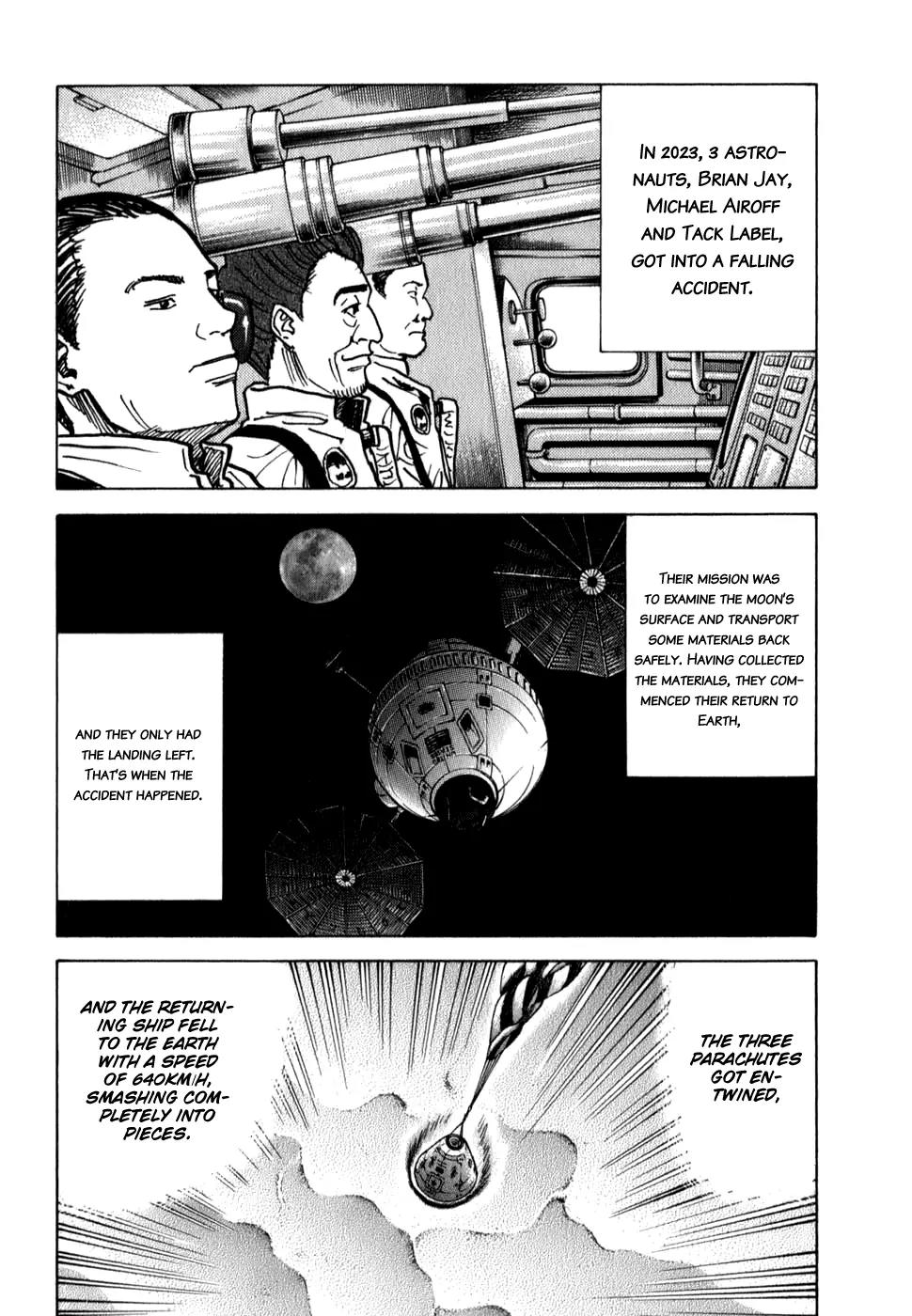 Uchuu Kyoudai Chapter 17 page 10 - Chapter 17 : Every Person's Resolve