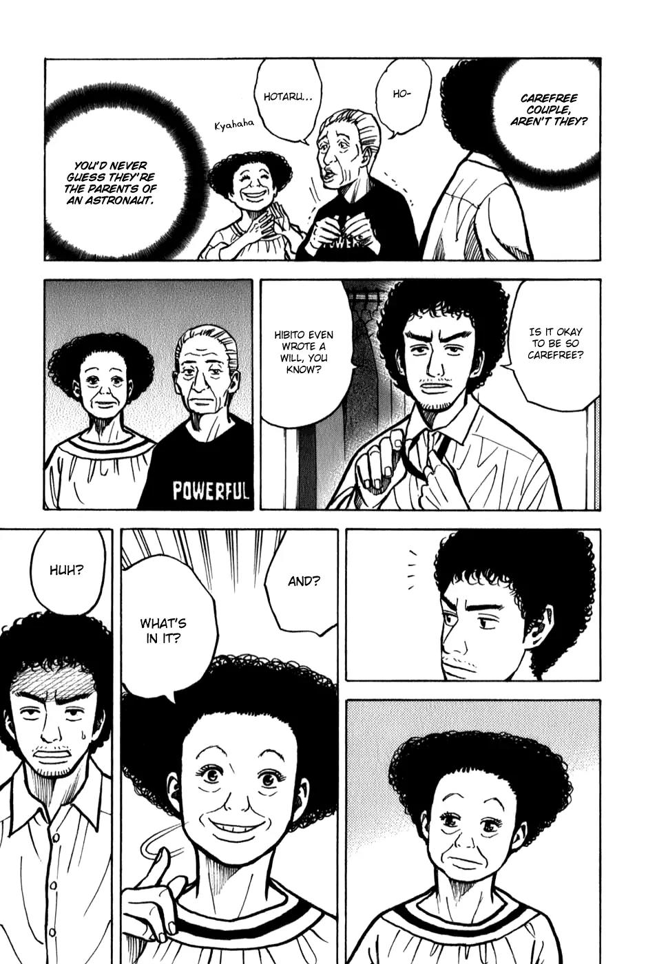 Uchuu Kyoudai Chapter 17 page 14 - Chapter 17 : Every Person's Resolve