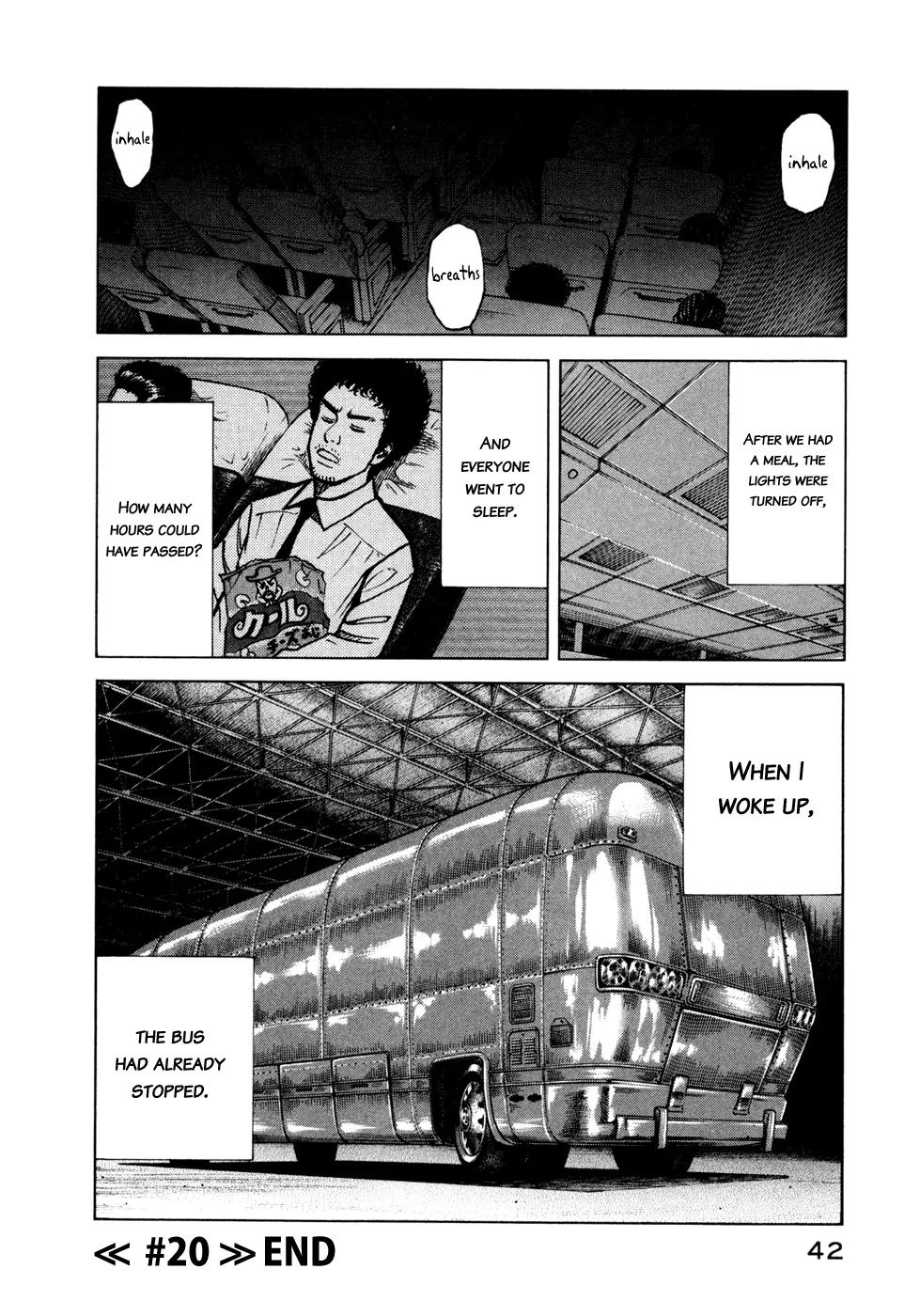 Uchuu Kyoudai Chapter 20 page 21 - Chapter 20 : Run Bus Run