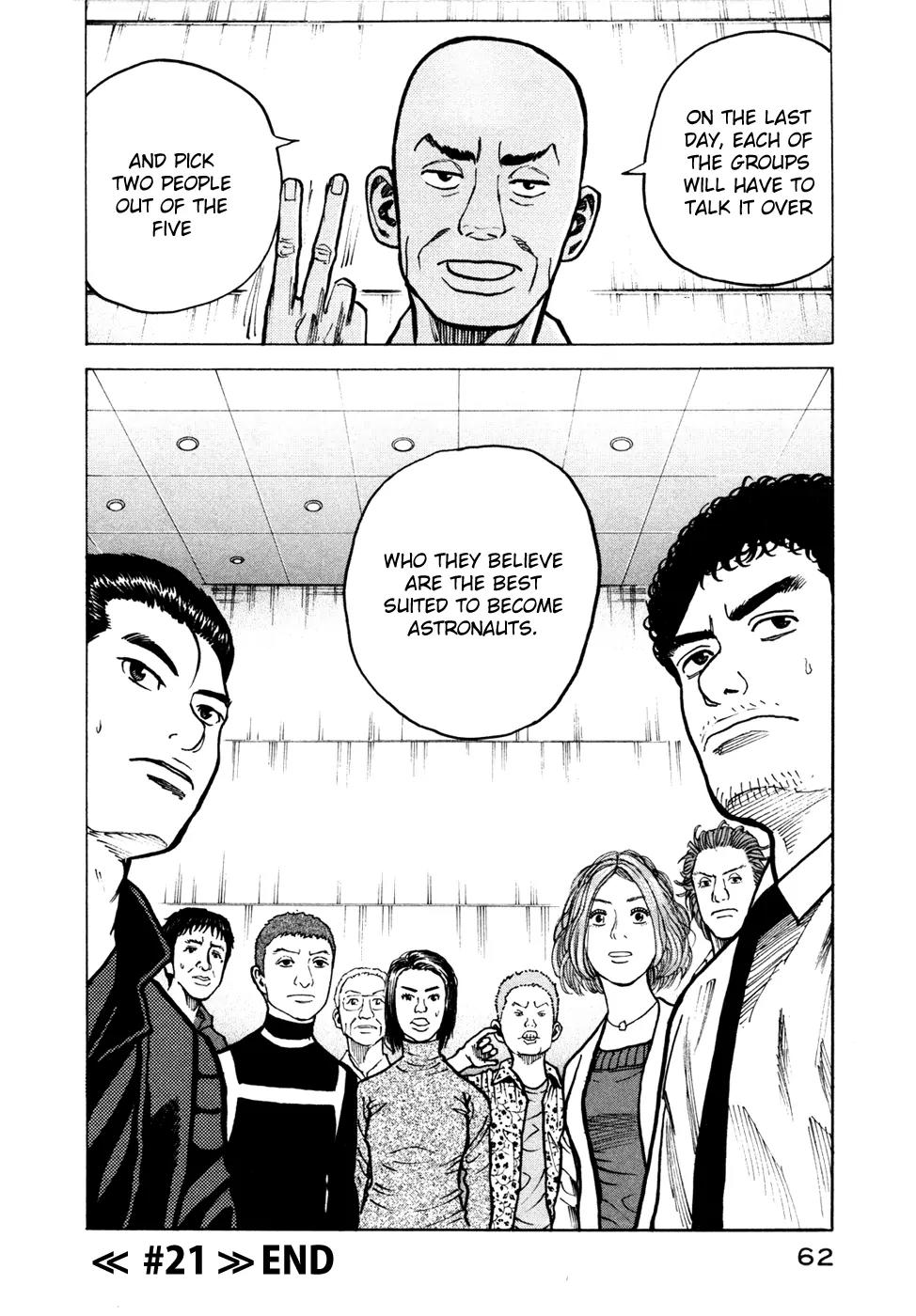 Uchuu Kyoudai Chapter 21 page 21 - Chapter 21 : The Last Room