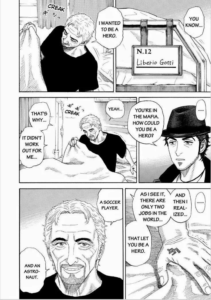Uchuu Kyoudai Chapter 225 page 12 - Chapter 225: Liberio Gotti