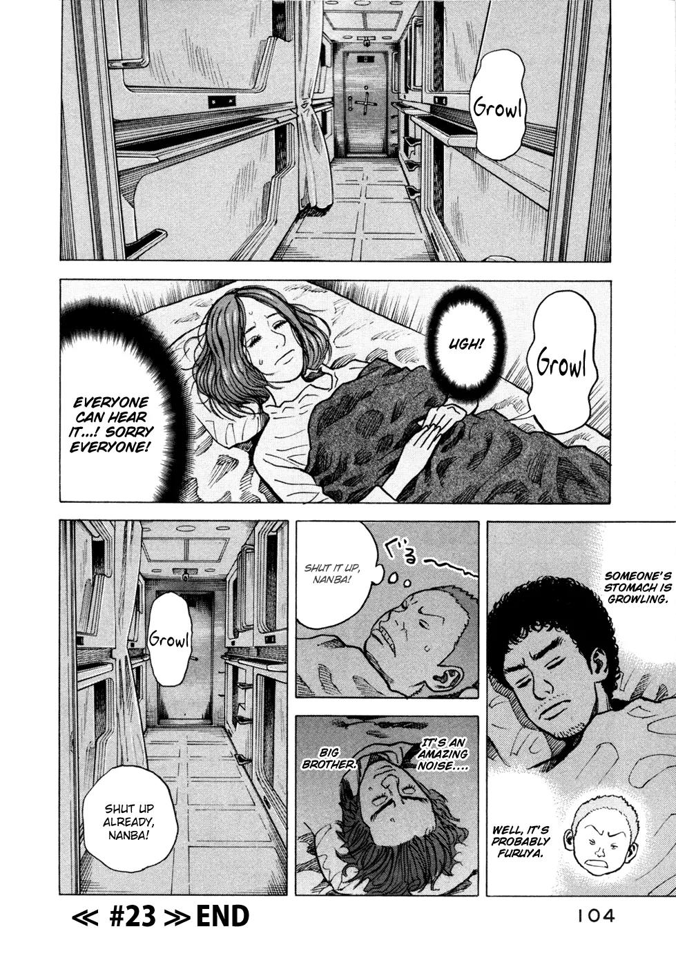 Uchuu Kyoudai Chapter 23 page 21 - Chapter 23 : What Time is it Now?
