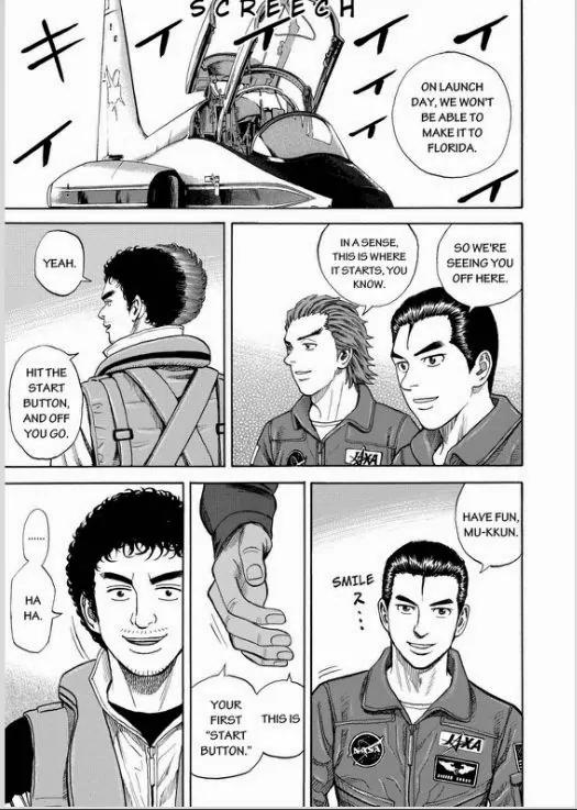 Uchuu Kyoudai Chapter 236 page 11 - Chapter 236: Start Button