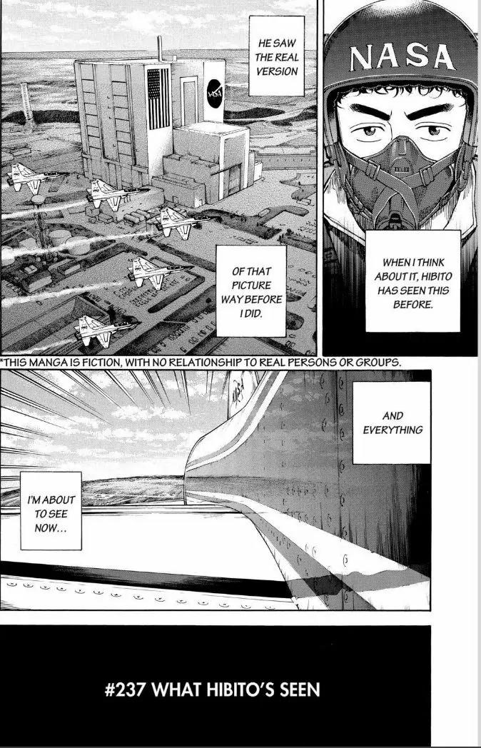 Uchuu Kyoudai Chapter 237 page 2 - Chapter 237: What Hibito's Seen