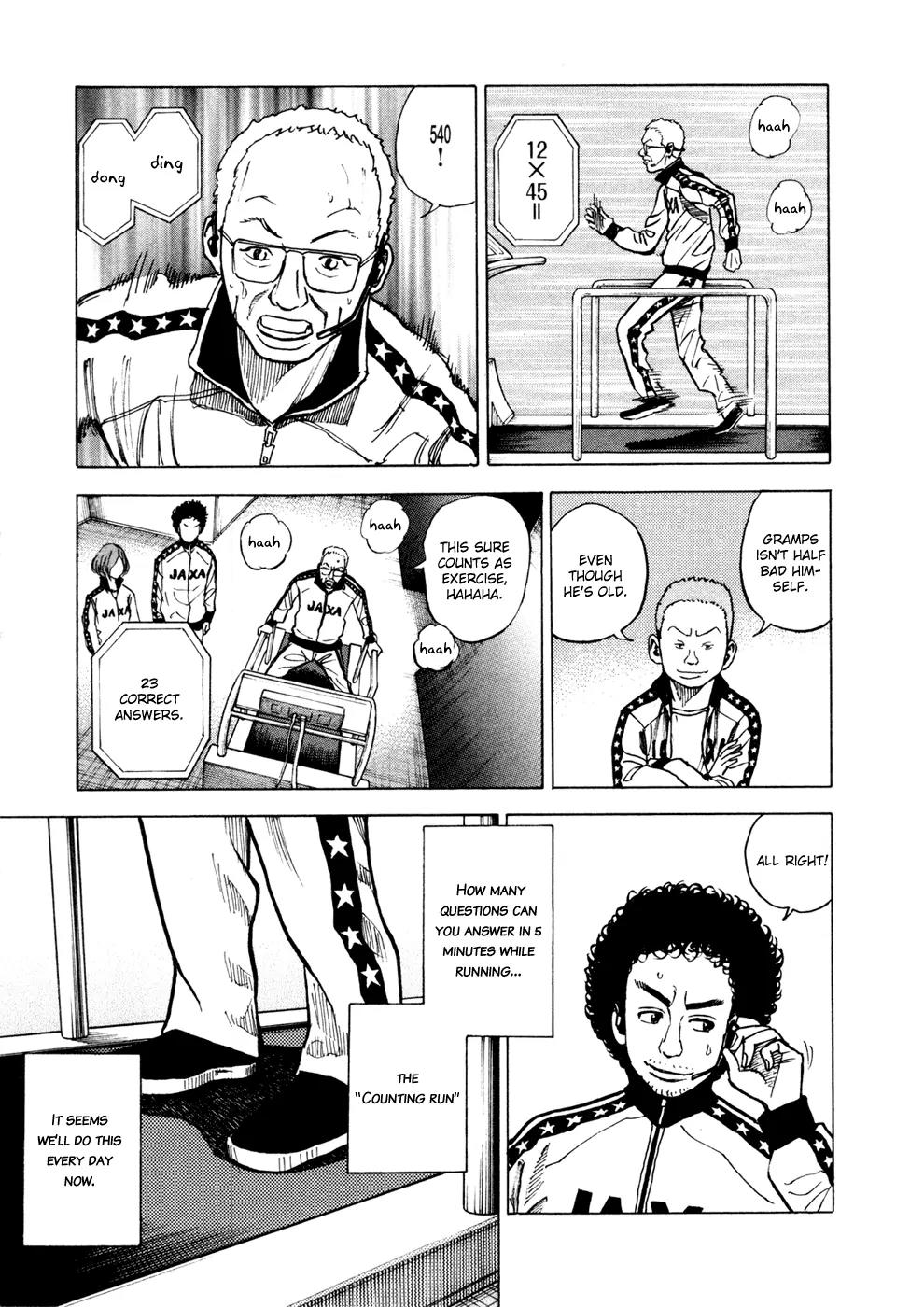 Uchuu Kyoudai Chapter 25 page 10 - Chapter 25 : Black Wristband
