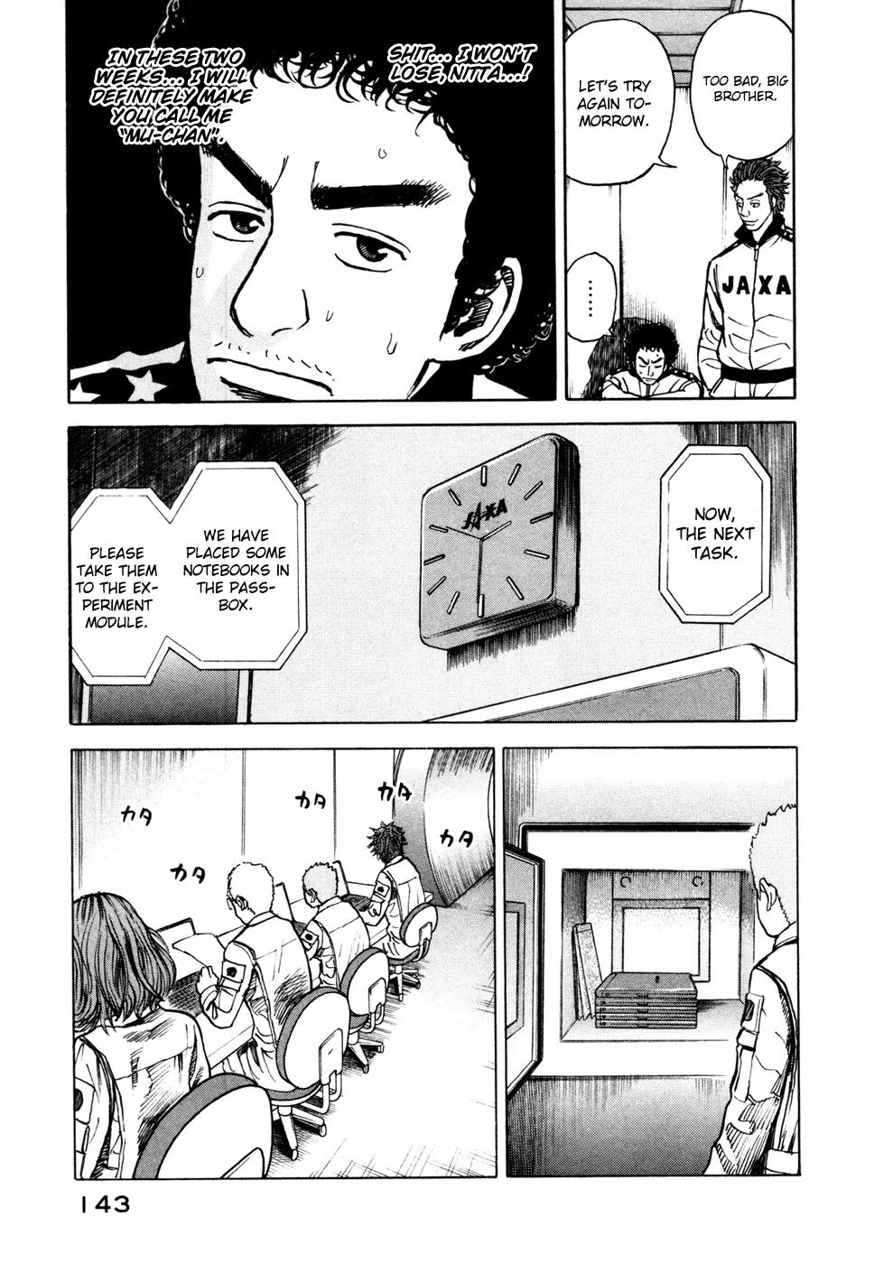 Uchuu Kyoudai Chapter 25 page 14 - Chapter 25 : Black Wristband