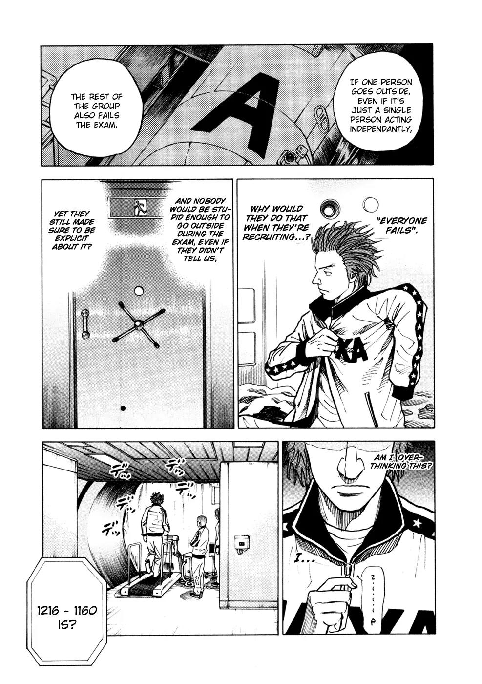 Uchuu Kyoudai Chapter 25 page 8 - Chapter 25 : Black Wristband