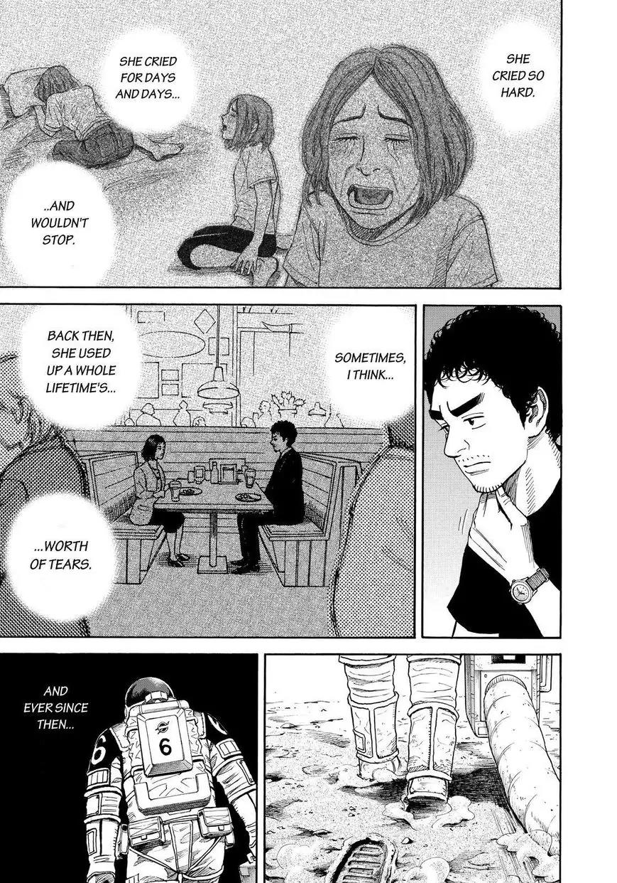 Uchuu Kyoudai Chapter 256 page 9 - Chapter 256: The Person Who Doesn't Cry