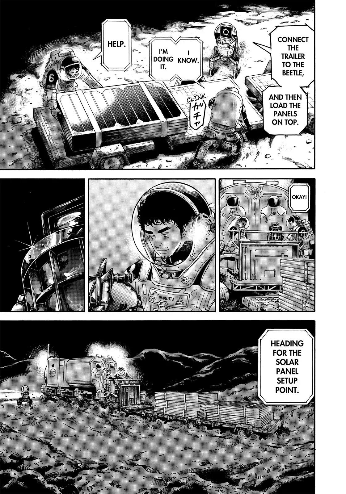 Uchuu Kyoudai Chapter 296 page 18 - Chapter 296: Work