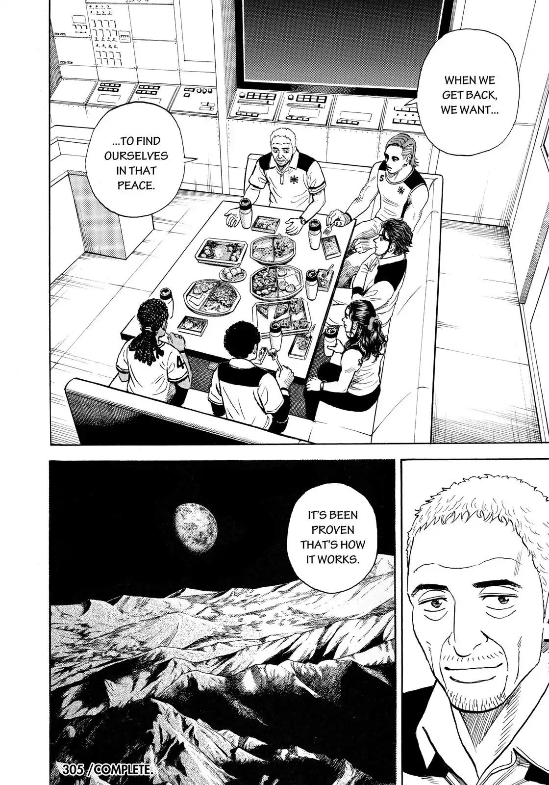 Uchuu Kyoudai Chapter 305 page 21 - Chapter 305: I Like That Peace