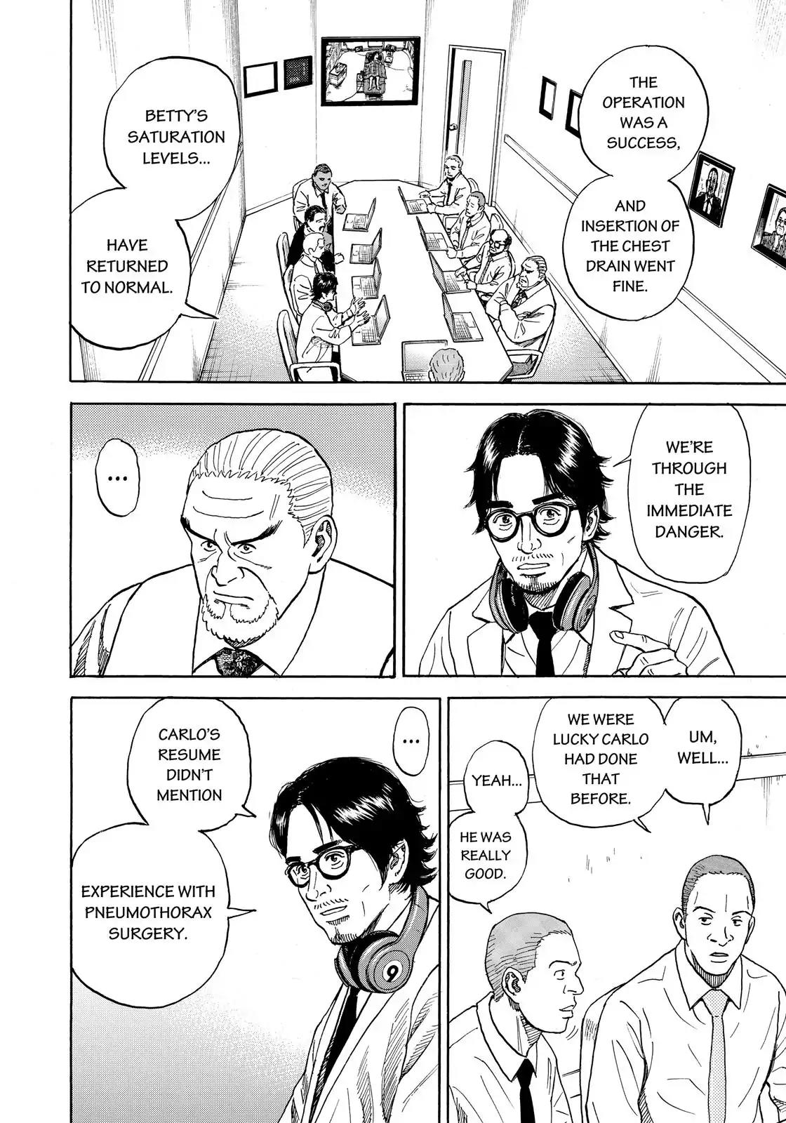 Uchuu Kyoudai Chapter 311 page 13 - Chapter 311: Pneumothorax