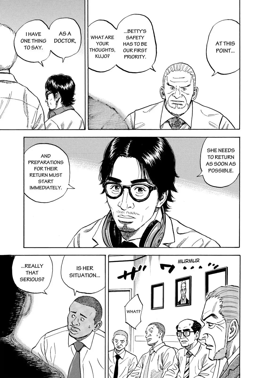 Uchuu Kyoudai Chapter 311 page 16 - Chapter 311: Pneumothorax