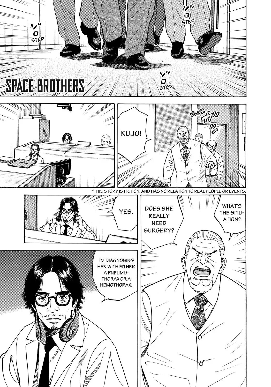 Uchuu Kyoudai Chapter 311 page 2 - Chapter 311: Pneumothorax