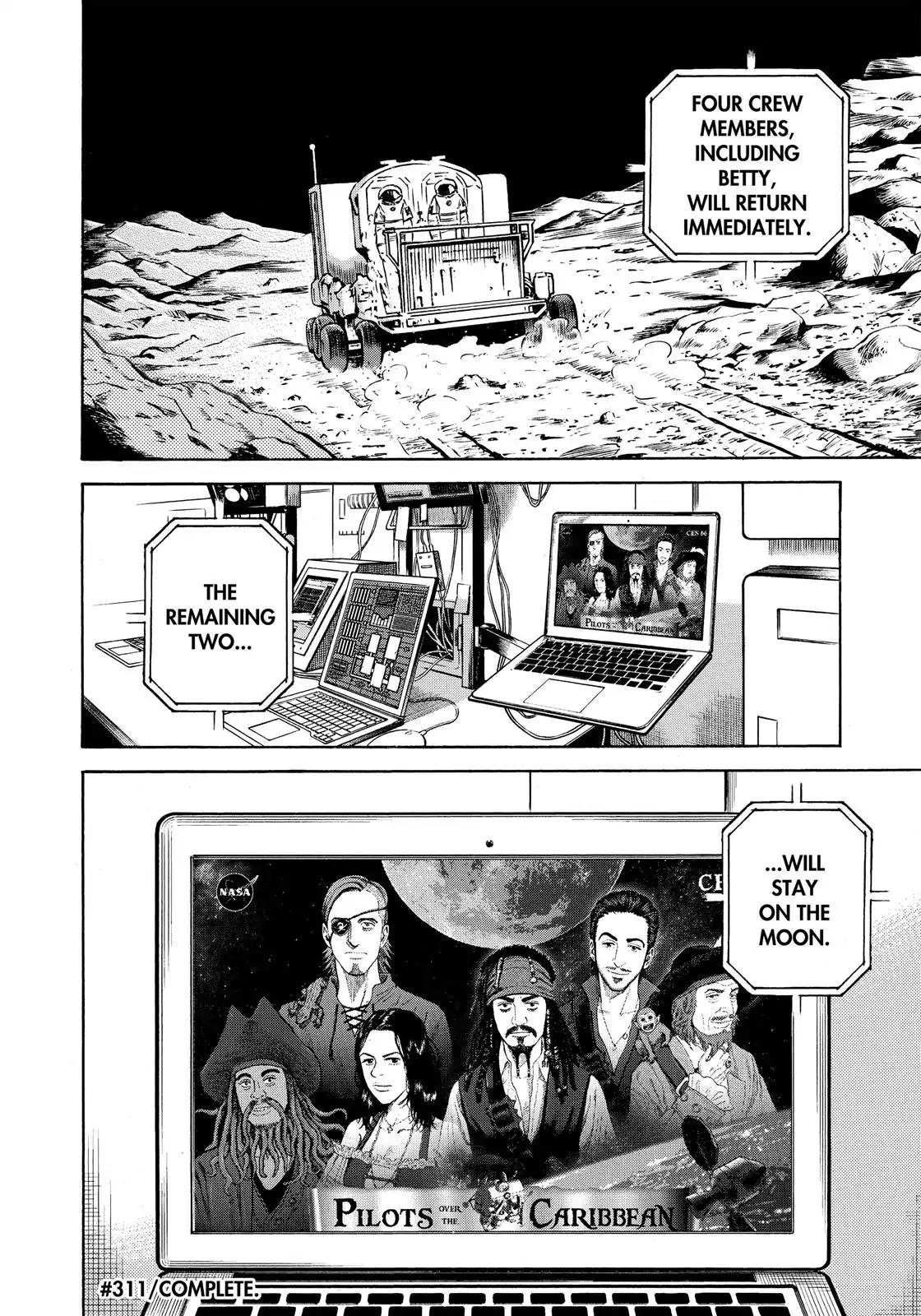 Uchuu Kyoudai Chapter 311 page 21 - Chapter 311: Pneumothorax