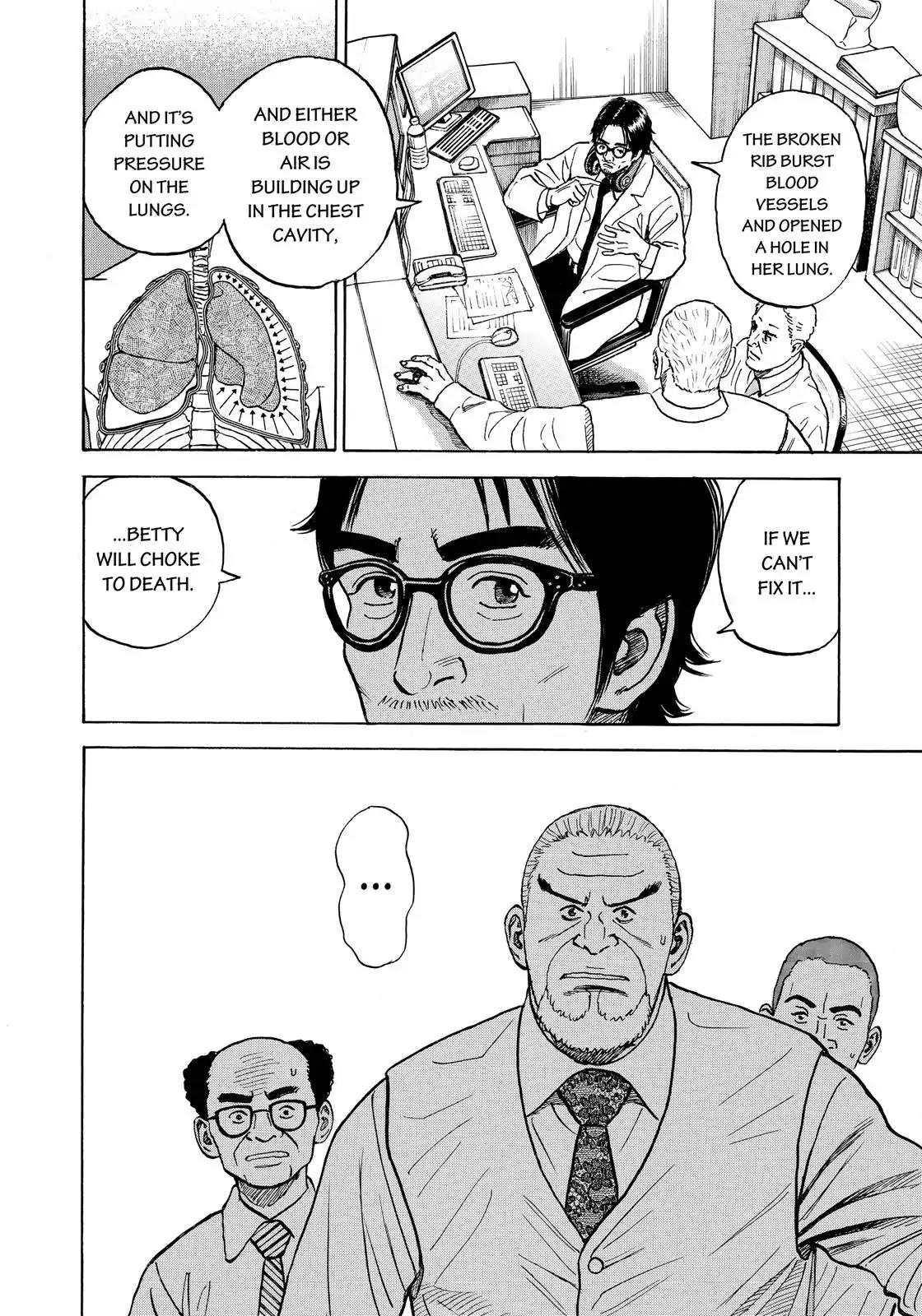 Uchuu Kyoudai Chapter 311 page 3 - Chapter 311: Pneumothorax