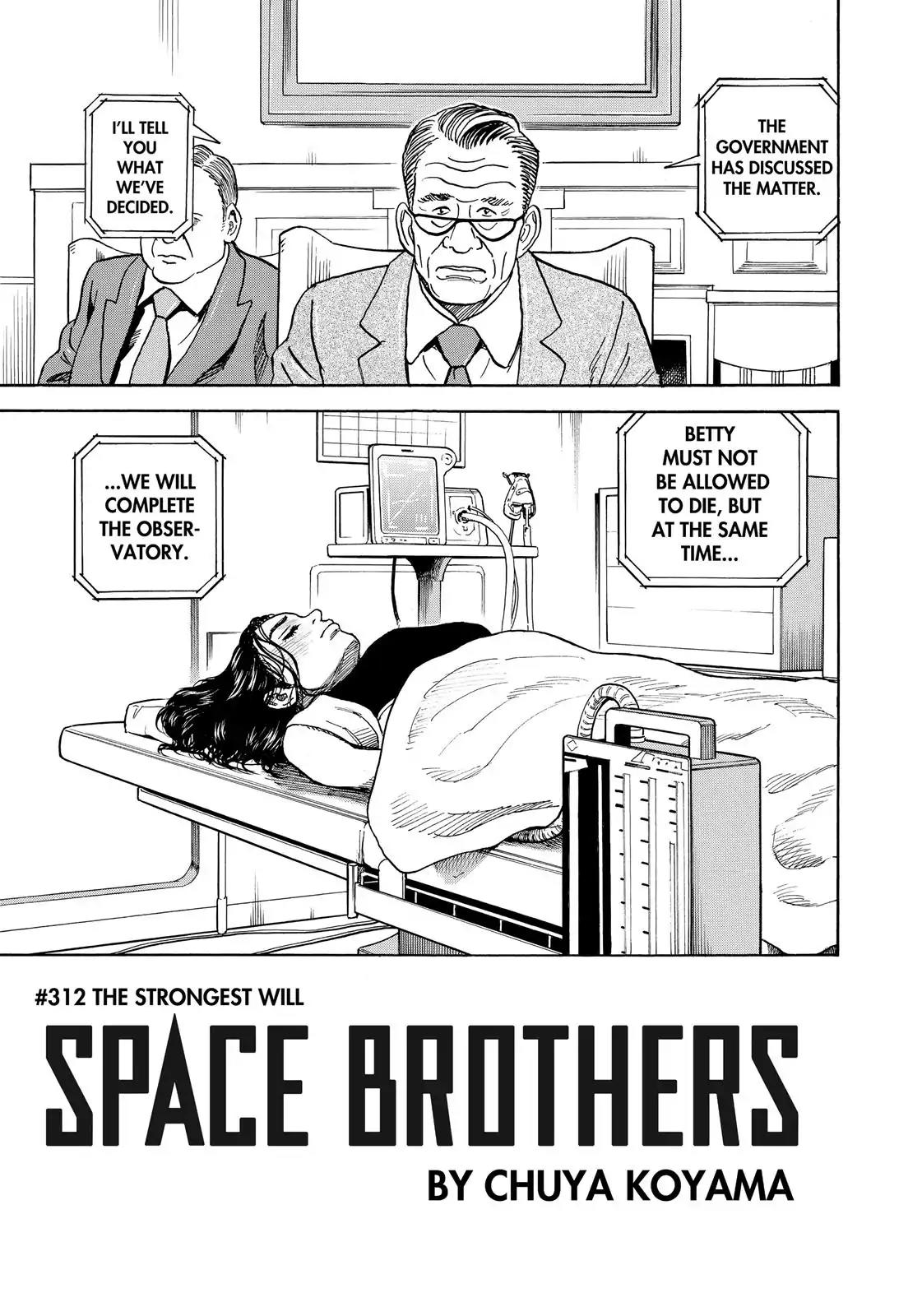Uchuu Kyoudai Chapter 312 page 2 - Chapter 312: The Strongest Will
