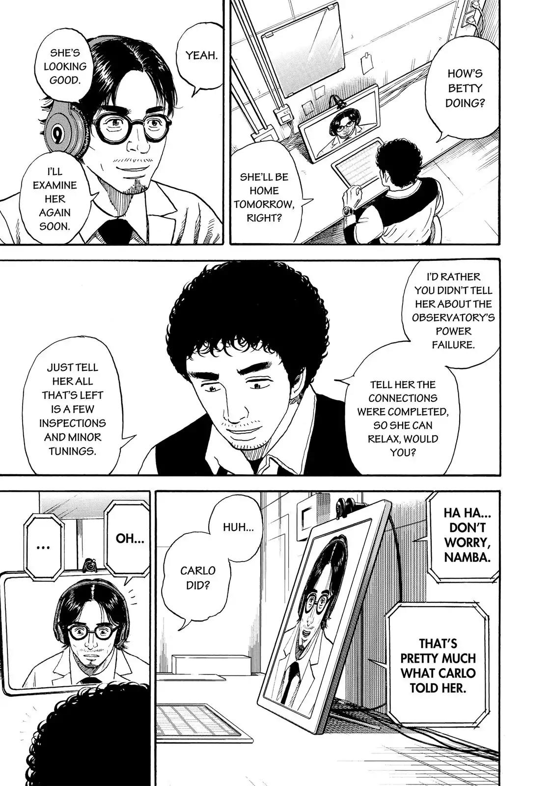 Uchuu Kyoudai Chapter 317 page 18 - Chapter 317: A Kind Lie