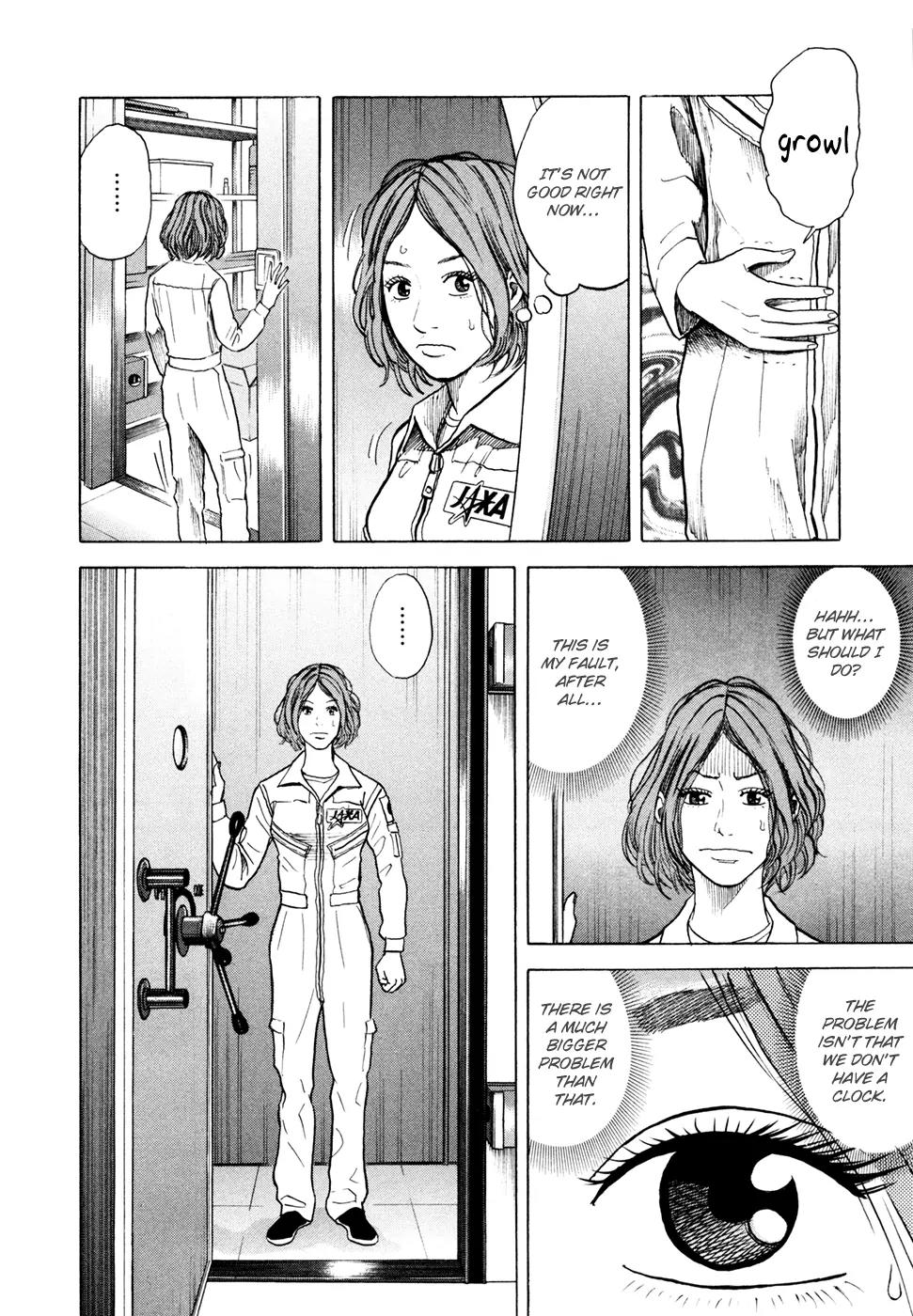 Uchuu Kyoudai Chapter 32 page 11 - Chapter 32 : With an Alarm, without a Clock