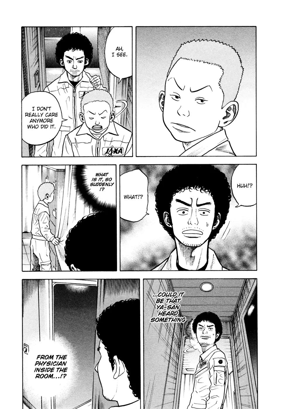 Uchuu Kyoudai Chapter 32 page 18 - Chapter 32 : With an Alarm, without a Clock