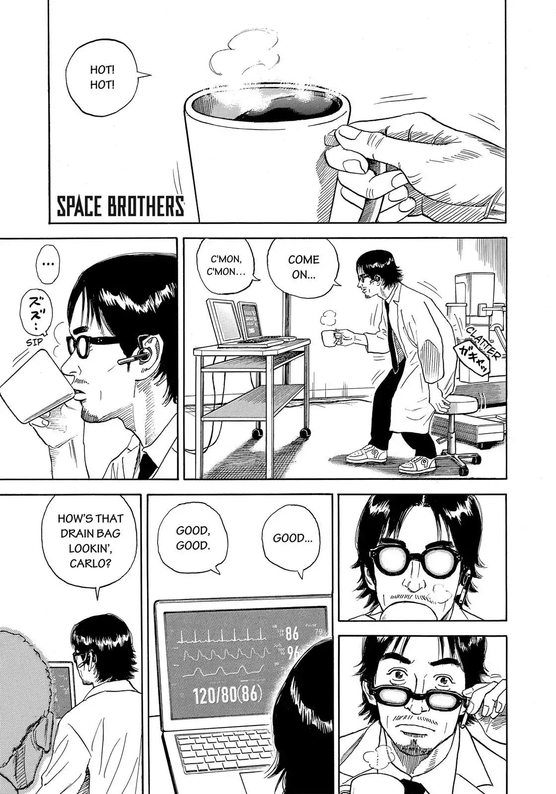Uchuu Kyoudai Chapter 323 page 2 - Chapter 323: From The Moon To The Earth