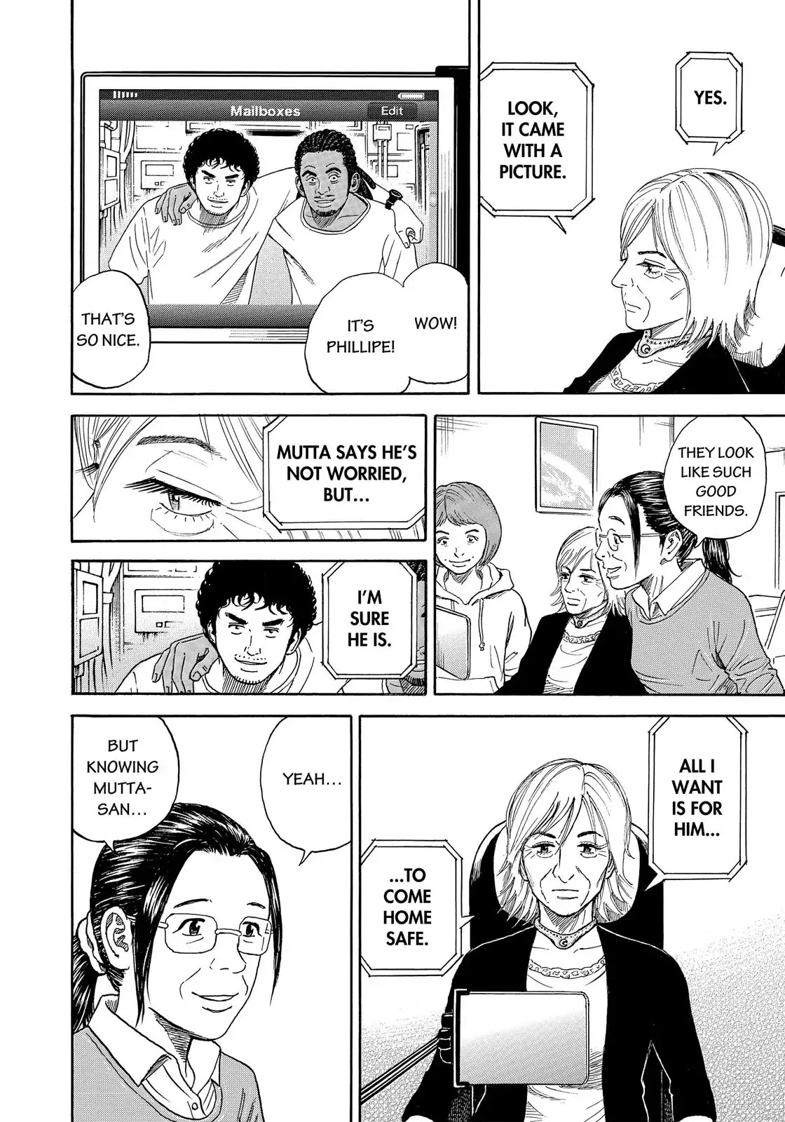 Uchuu Kyoudai Chapter 328 page 3 - Chapter 328: Happy Ending