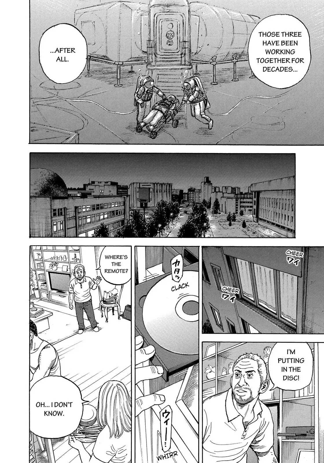 Uchuu Kyoudai Chapter 332 page 11 - Chapter 332: The Golden Trio