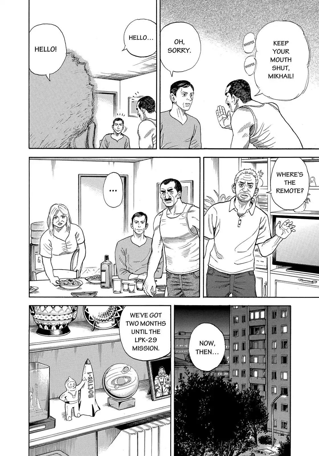 Uchuu Kyoudai Chapter 332 page 15 - Chapter 332: The Golden Trio