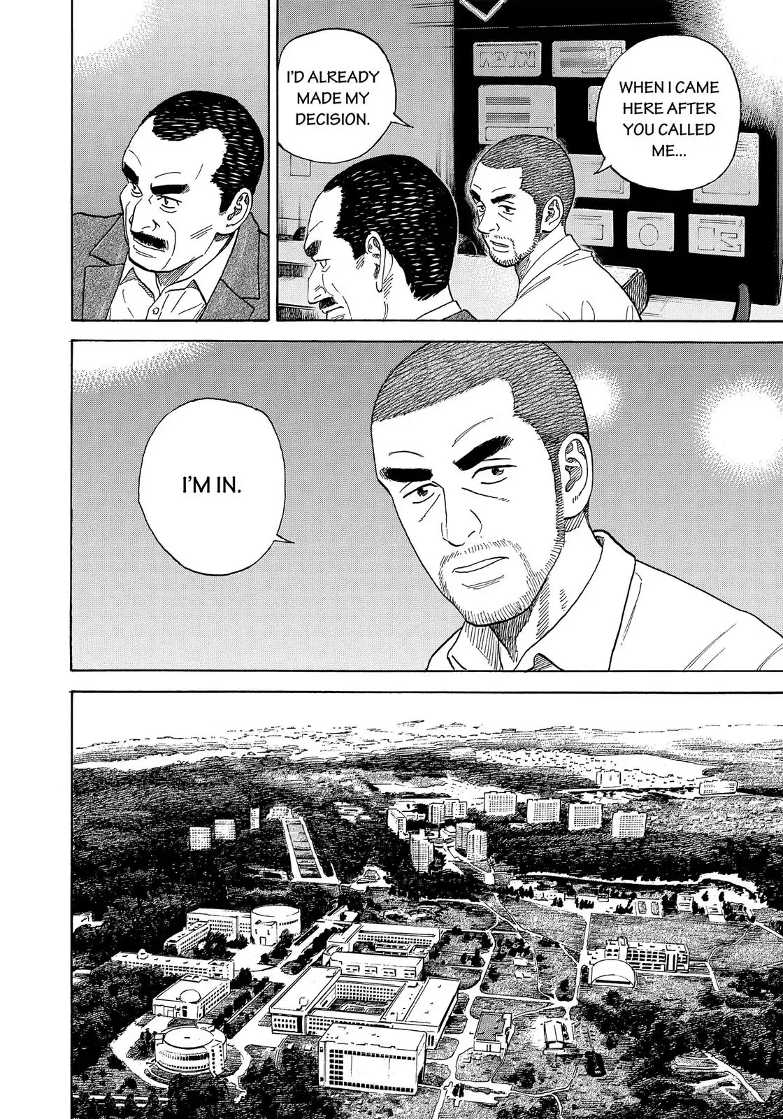 Uchuu Kyoudai Chapter 332 page 7 - Chapter 332: The Golden Trio